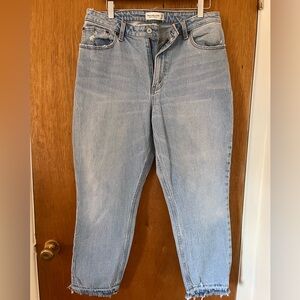 Abercrombie mom jeans curve love
